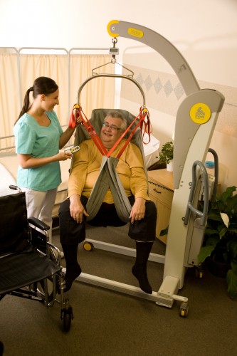 Lève-personne mobile '2600' (Victor) ; Sangle standard - version XXL ; Fléau Combi - Handi-Move Lève-personnes