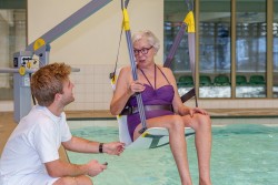 Lève-personne mobile de piscine