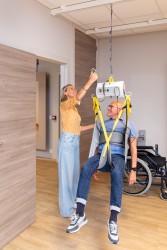 Lève-personne au plafond,  portable avec système "tarzan" - Handi-Move Lève-personnes