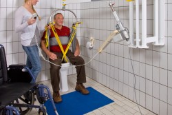 Lève-personne mural  ; Hygiène - sangle de toilette ; Fléau Standard - Handi-Move Lève-personnes