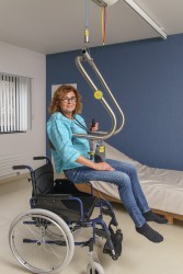 Moteur fixé au plafond ; Châssis-mains Handi-Move